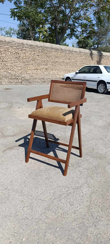 صندلی اپن دسته دار چوب راش