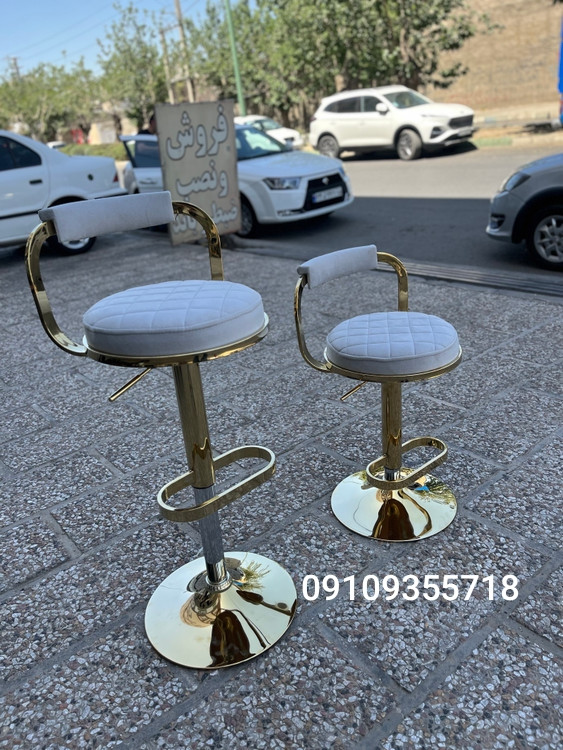 صندلی اپن جکدار فلزی آبکاری PVD