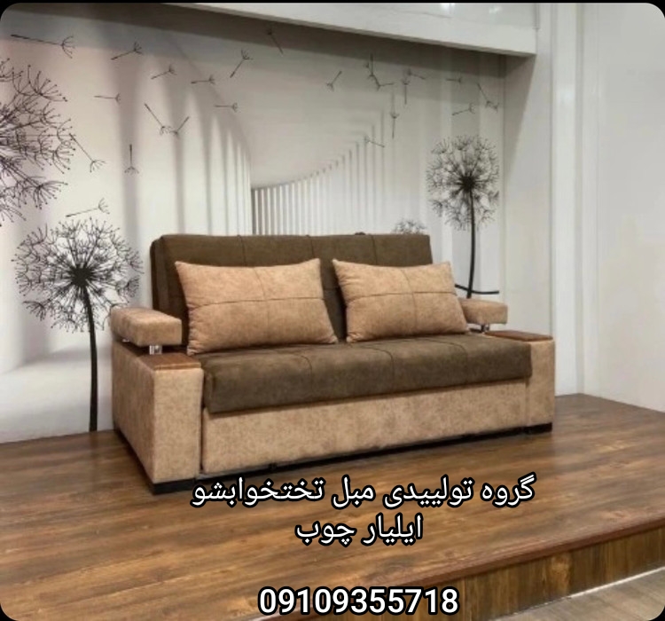 مبل تخت خواب شو رایکا باکسدار