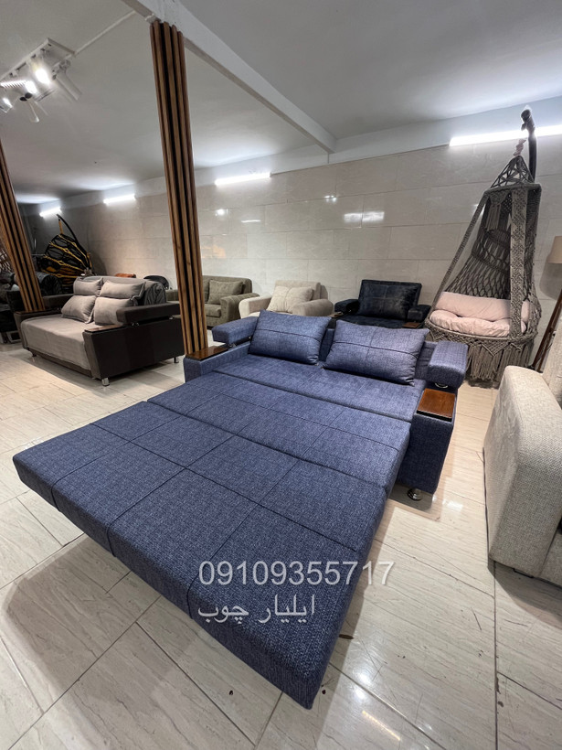 کاناپه تختخوابشو مدل سه تکه