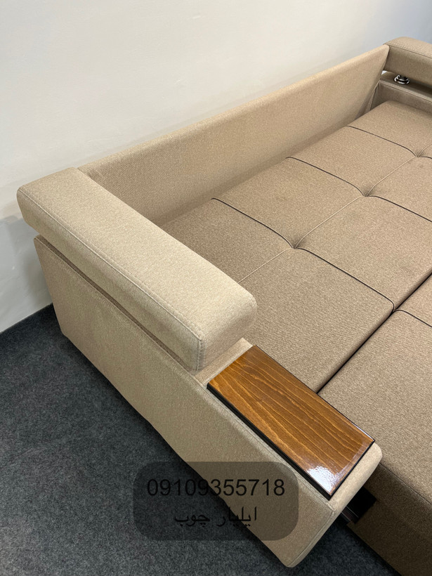 مبل تختخوابشو رایکا باکسدار