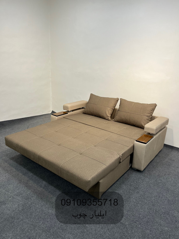 مبل تختخوابشو رایکا باکسدار