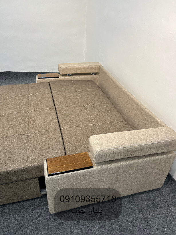 مبل تختخوابشو رایکا باکسدار